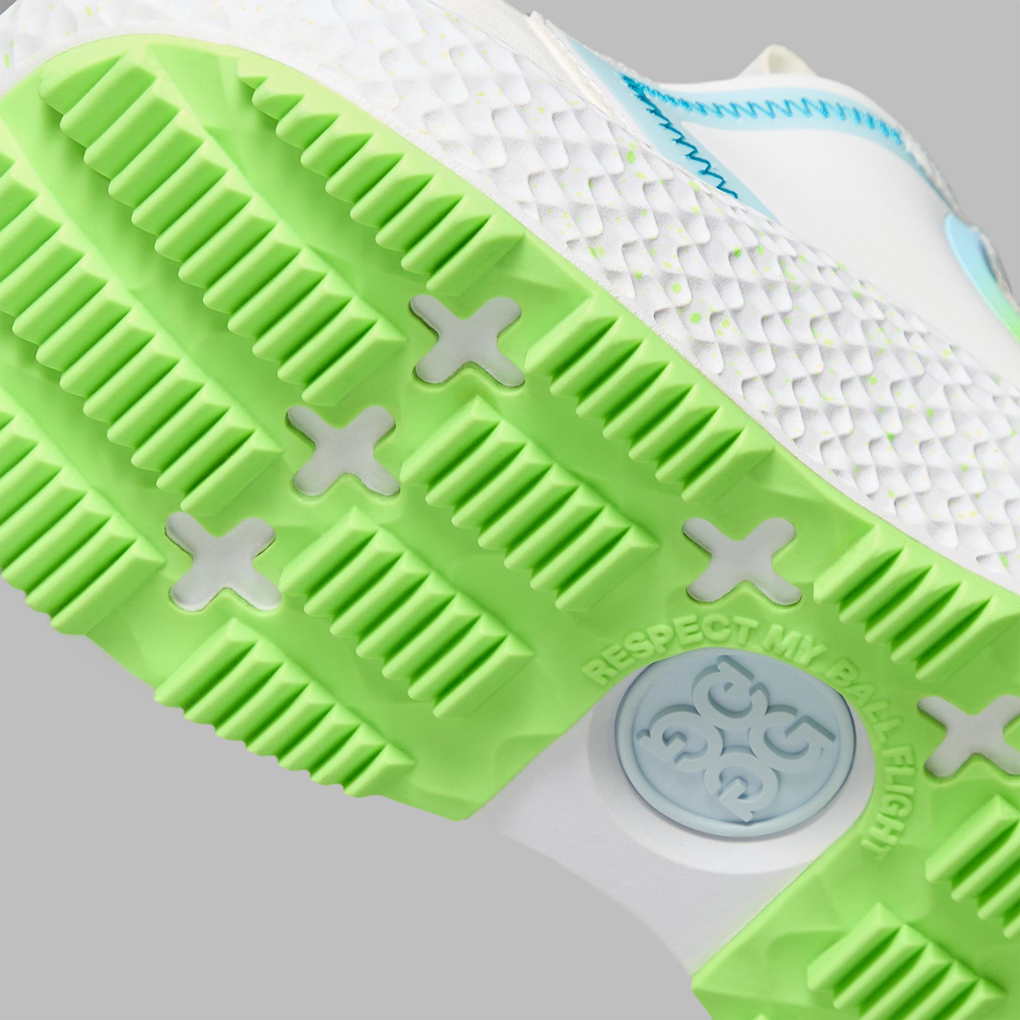 G/FORE MG4X2 Stippled Sole Ladies Golf Cross Shoe Snow/Gecko